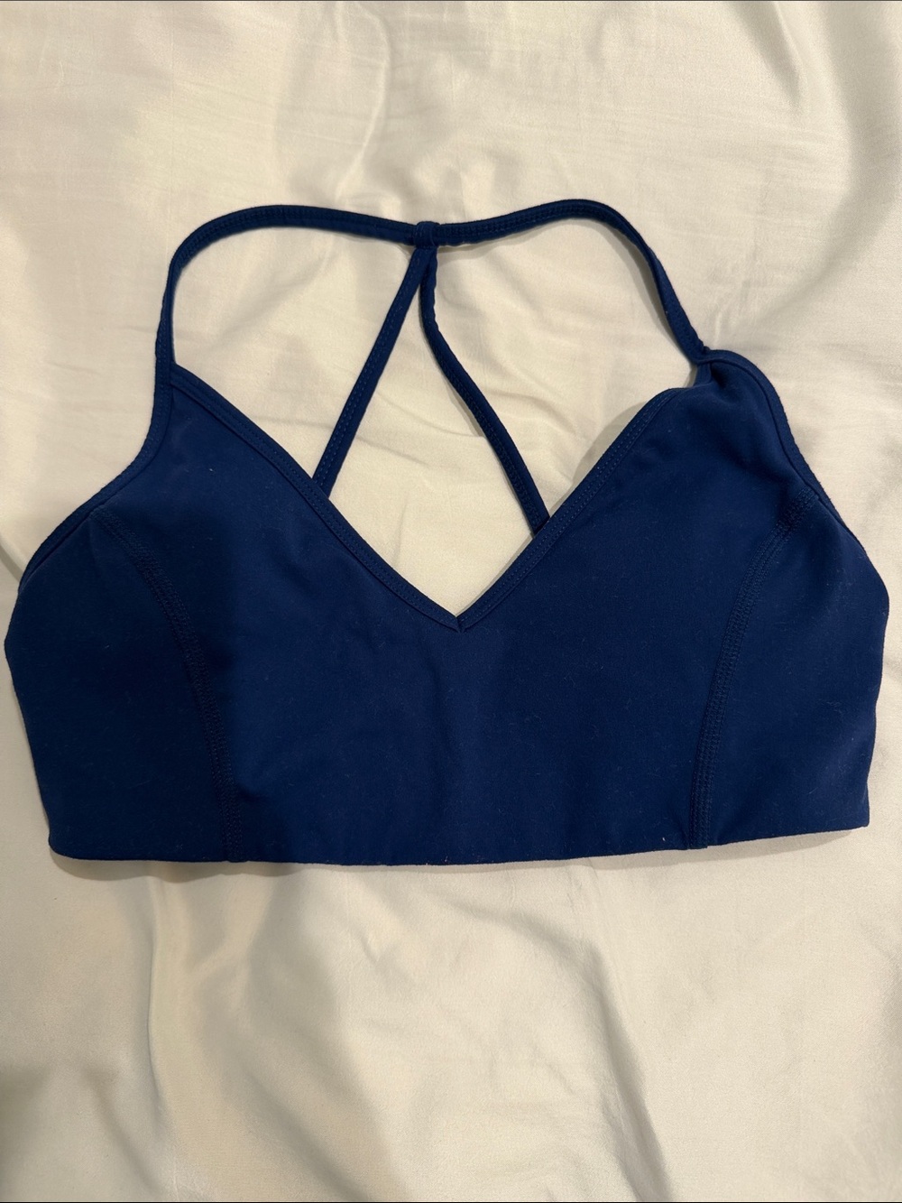 Garage Clothing Active A-Back Micro Bra
Color: Midnight Blue Size Small - Picture 2 of 3